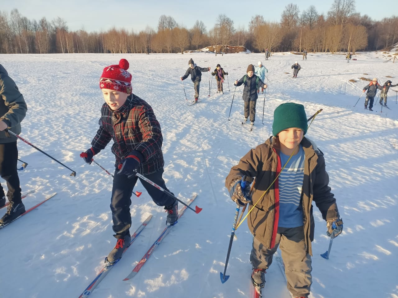 Поход на лыжах в Карелии